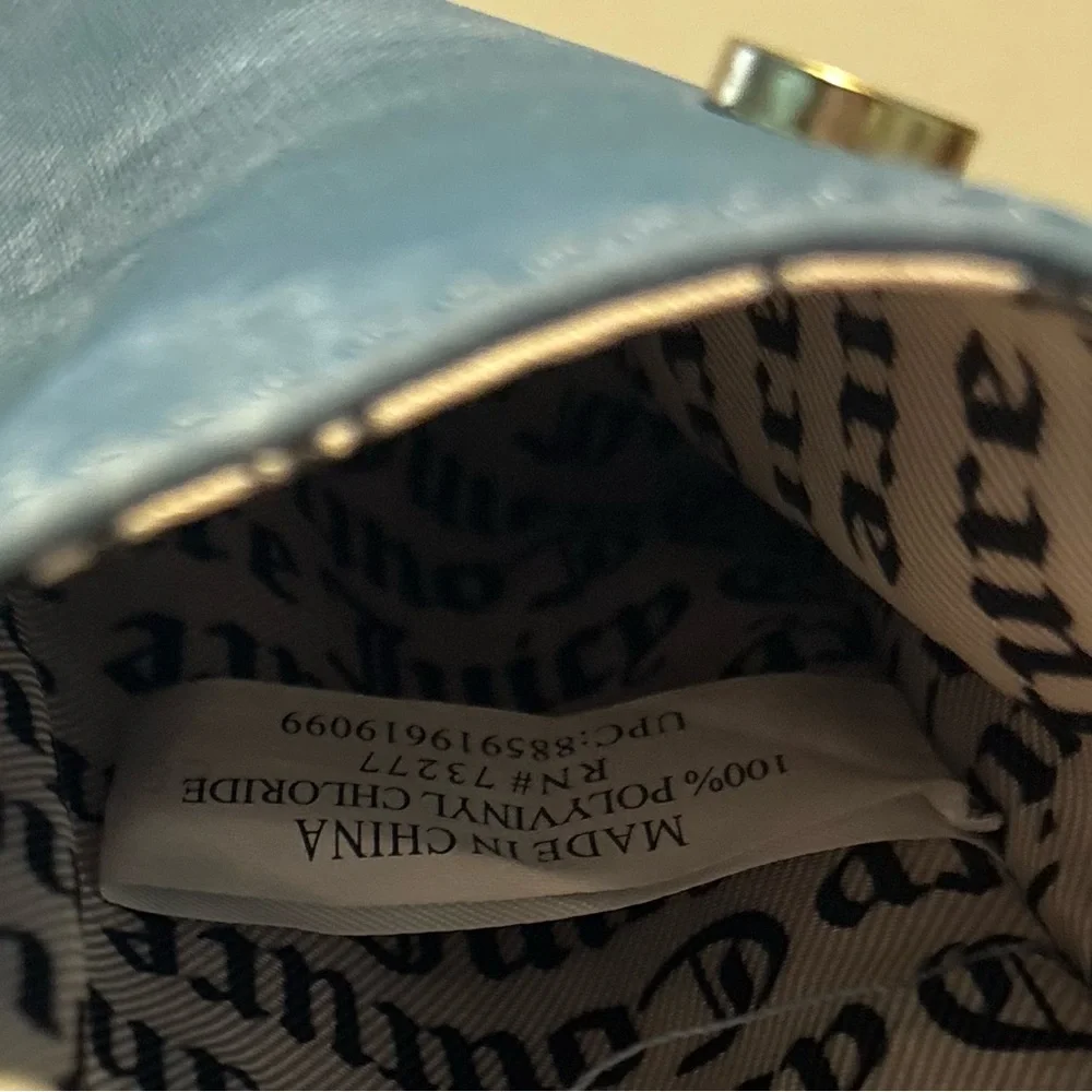 Juicy Couture Crossbody mini cellie Bag Black and Blue Chic Design